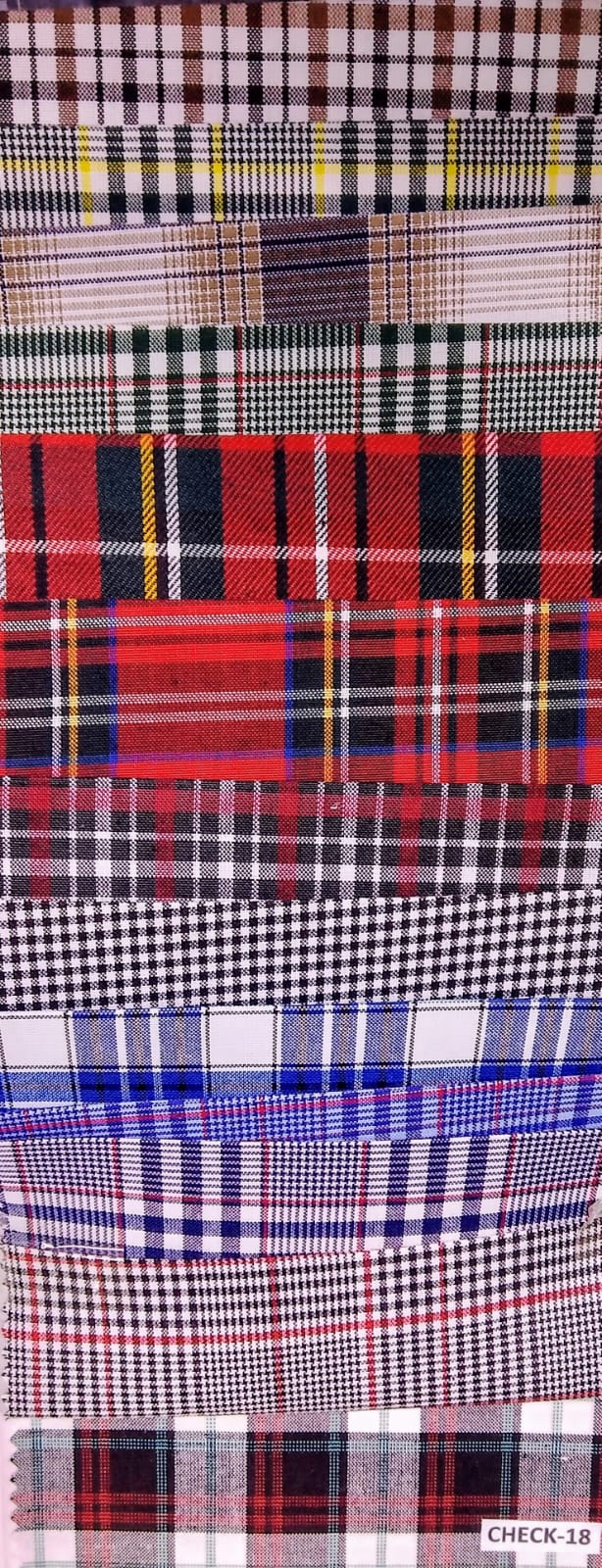 Classic Plaid Uniform Fabric